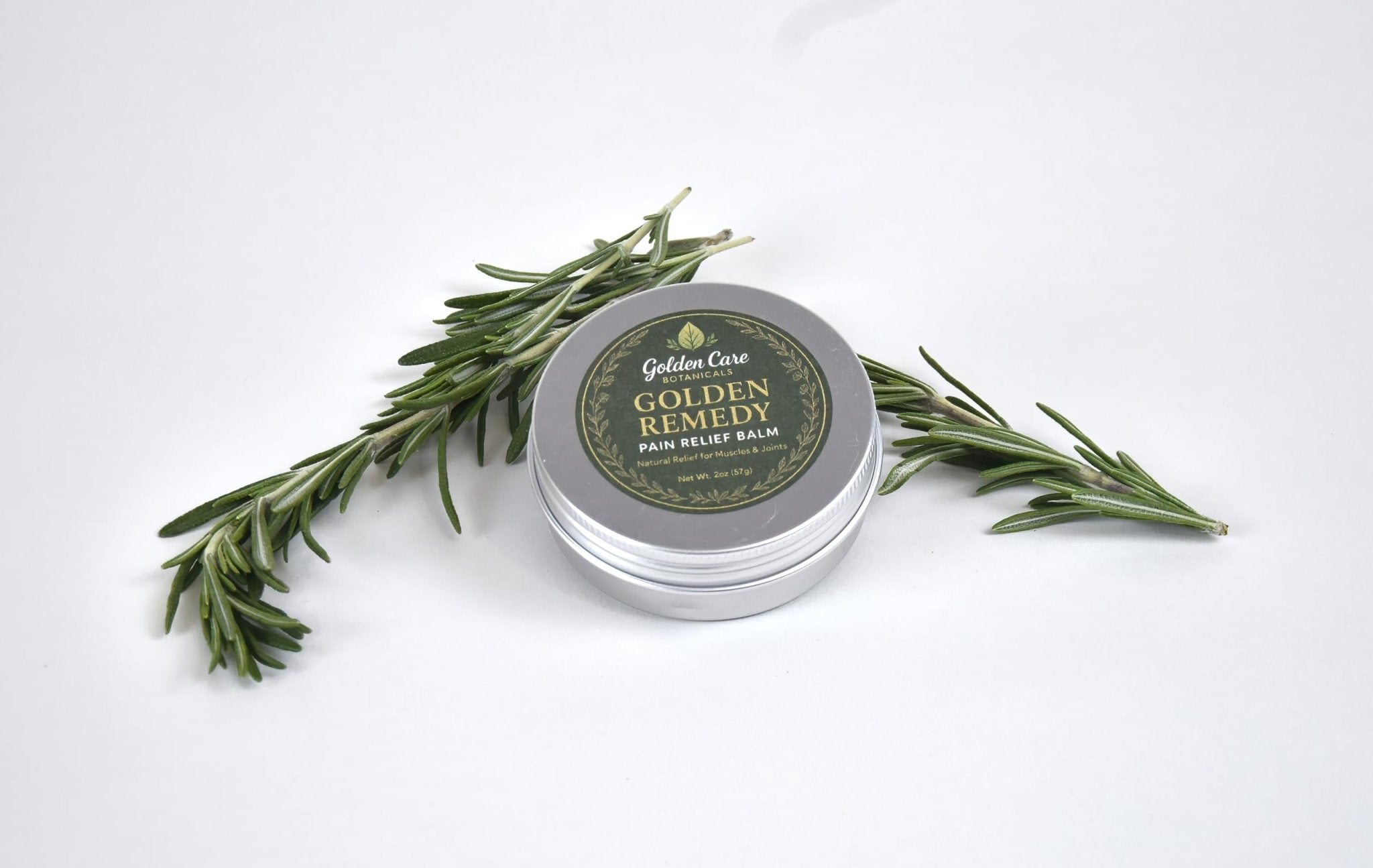 Golden Remedy Pain Balm - Topical Analgesic with Menthol & Camphor - Fast Acting Cooling Formula - TrustMedUSA