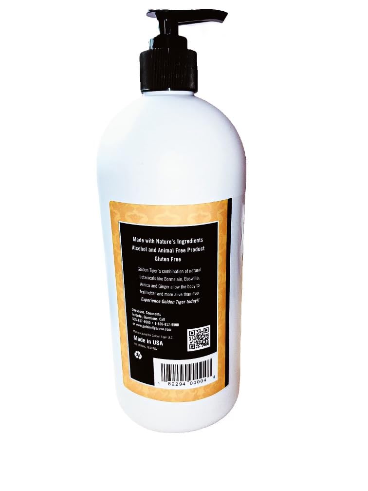 Golden Tiger Pain Relief Cream32oz Pump - TrustMedUSA