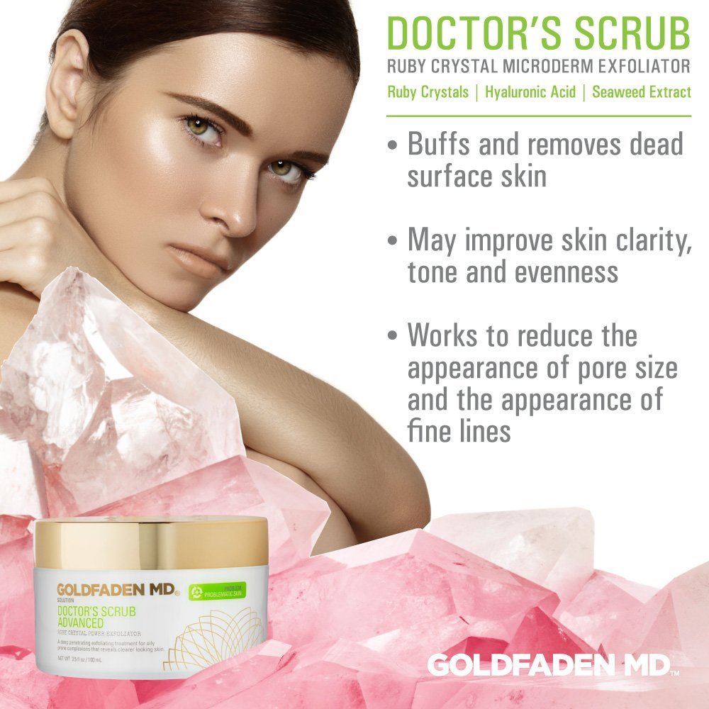 GOLDFADEN MD Doctors Scrub Microdermabrasion for Face, 1.7 Fl Oz - Maple Wellness Supplements
