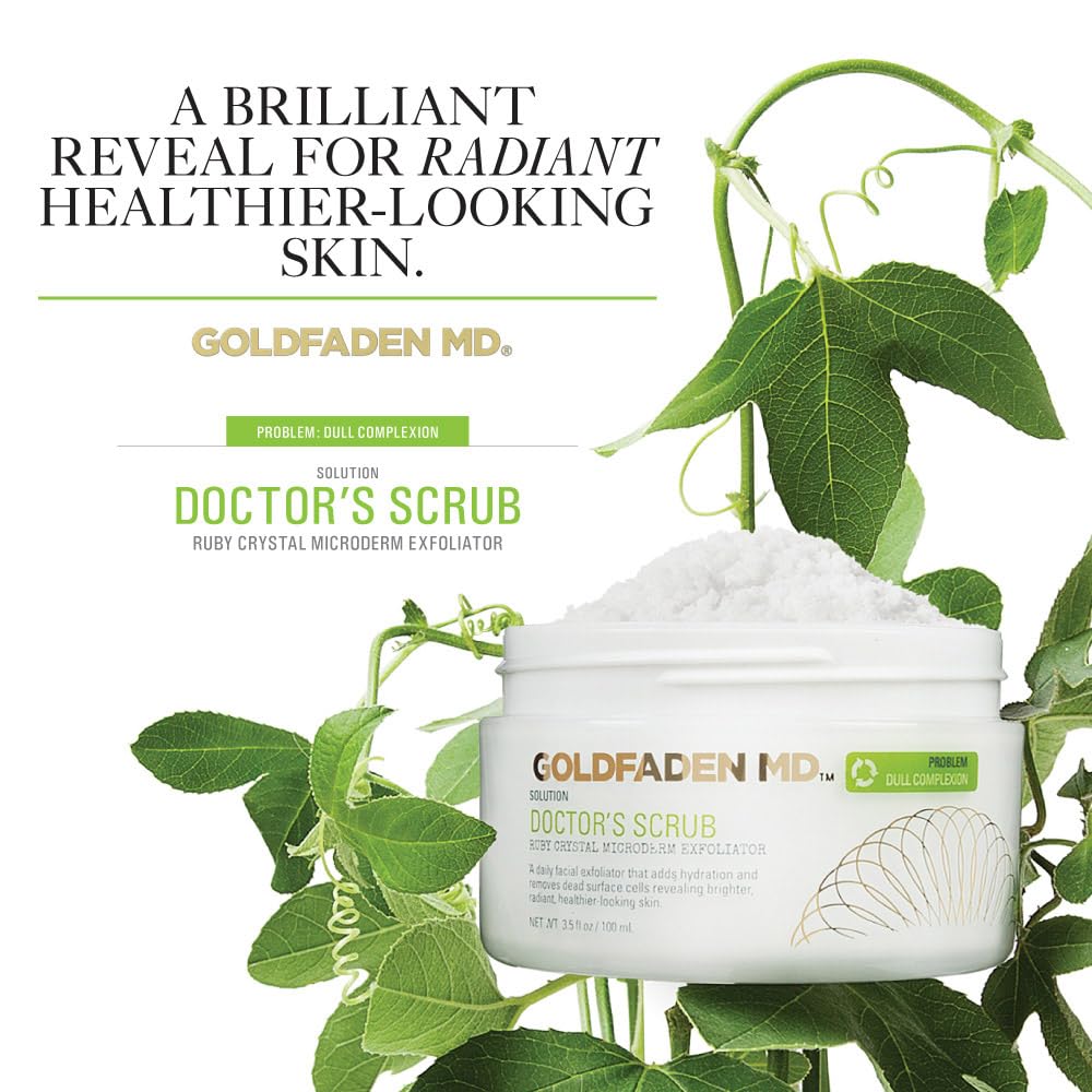 GOLDFADEN MD Doctors Scrub Microdermabrasion for Face, 1.7 Fl Oz - Maple Wellness Supplements