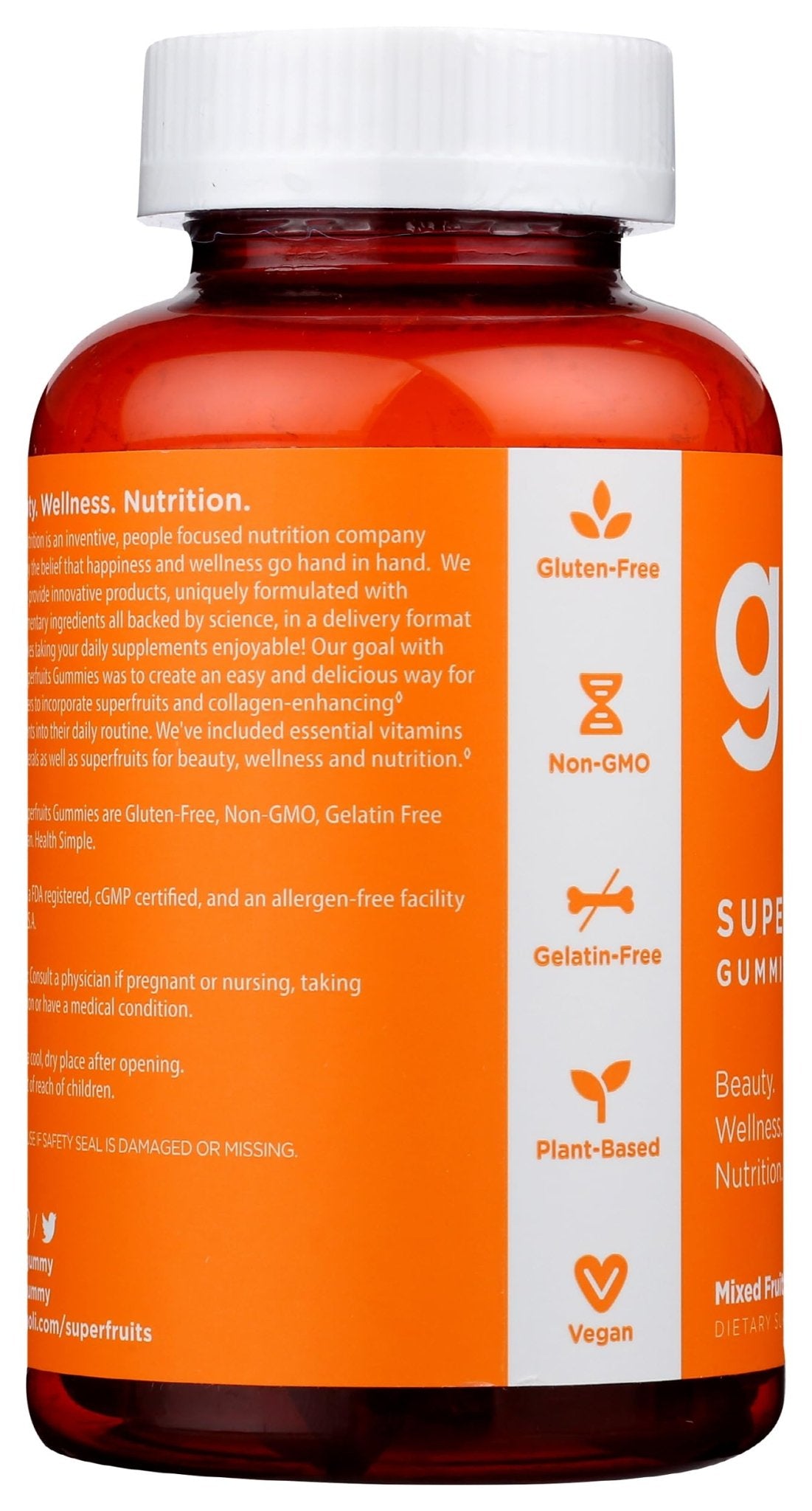 Goli Nutrition, Gummies Superfruits Mixed Fruit, 60 Count - TrustMedUSA