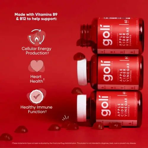 Goli Nutritional Supplement, Apple Cider Vinegar Gummy Vitamins - 300 Count - Vitamins B - TrustMedUSA