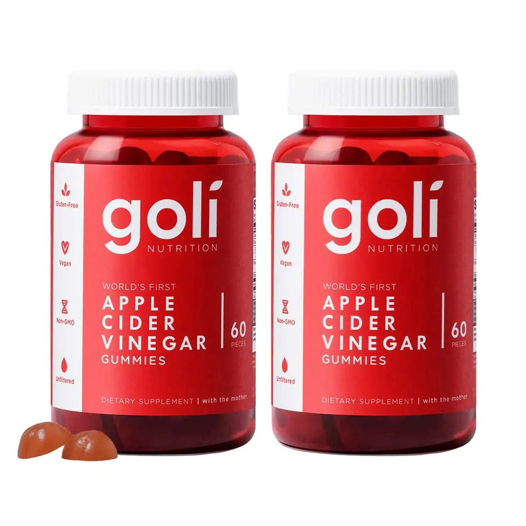 Goli Nutritional Supplement, Apple Cider Vinegar Gummy Vitamins Nutrition, 2 Pack - TrustMedUSA