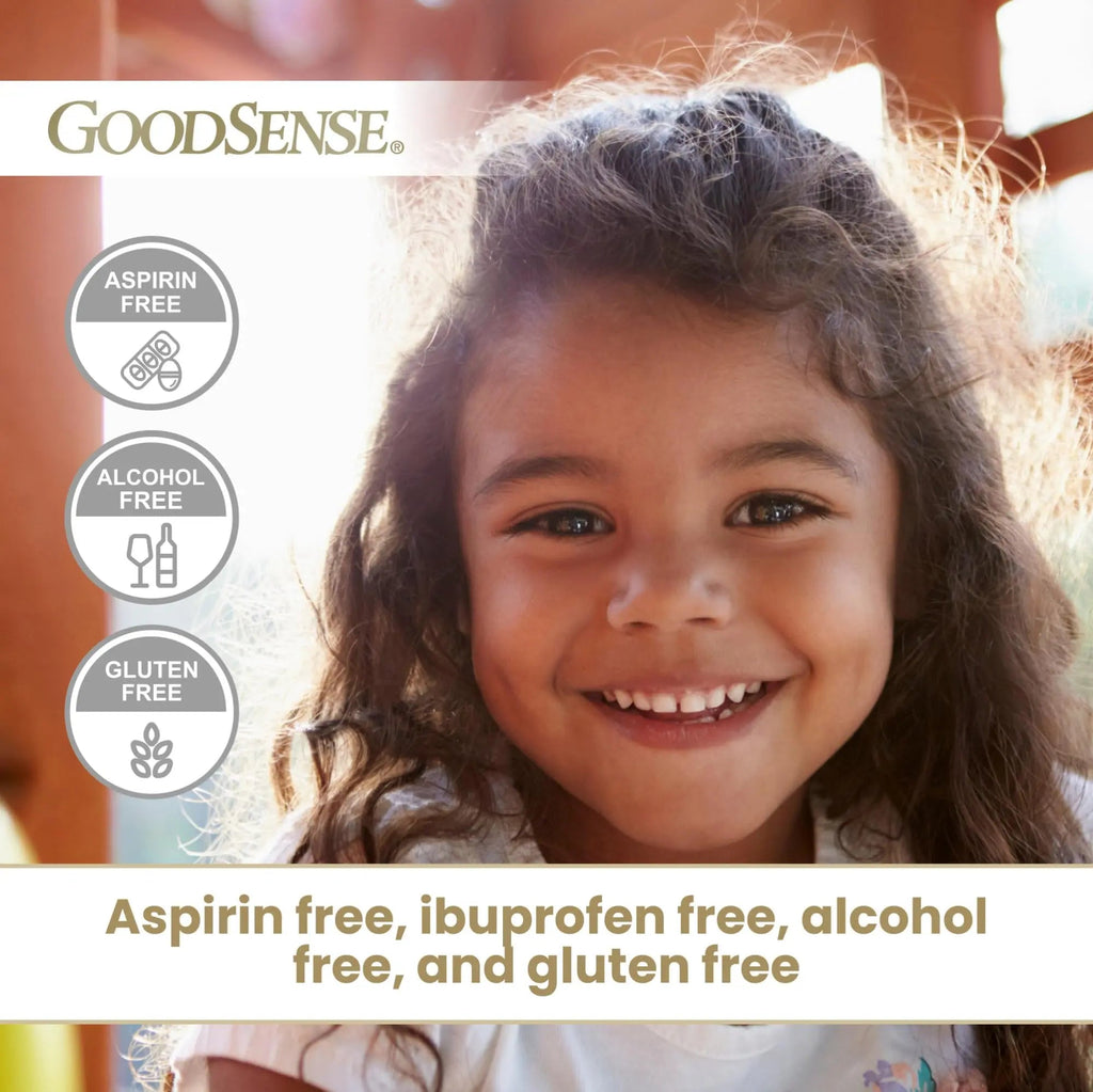 GoodSense Children's Pain and Fever Oral Suspension Liquid, Acetaminophen 160 mg per 5 mL, Bubble Gum Flavor - TrustMedUSA