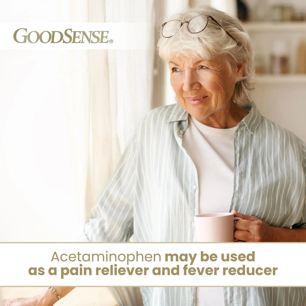 GoodSense Extra Strength Pain Relief, Acetaminophen Caplets, 500 mg, 500 Count - TrustMedUSA