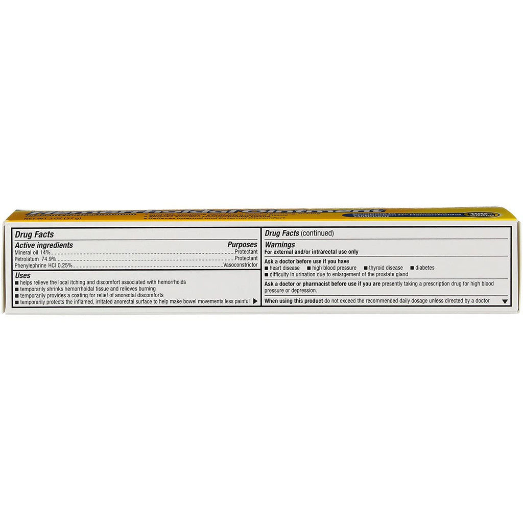 GoodSense Hemorrhoidal Ointment, Phenylephrine HCl, Petrolatum, Mineral oil, Relief from Burning, Itching and Discomfort of Hemorrhoids, 2 Ounces - TrustMedUSA