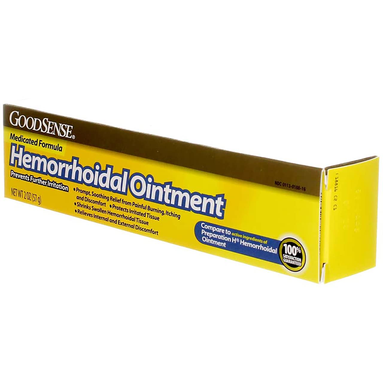 GoodSense Hemorrhoidal Ointment, Phenylephrine HCl, Petrolatum, Mineral oil, Relief from Burning, Itching and Discomfort of Hemorrhoids, 2 Ounces - TrustMedUSA