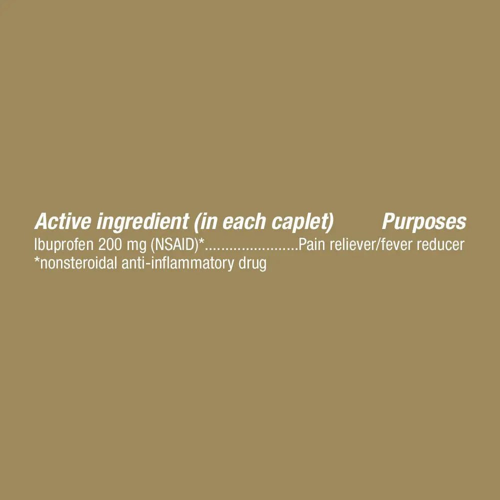 GoodSense Ibuprofen Pain Reliever/Fever Reducer Caplets, 200 mg, 50-Count - TrustMedUSA
