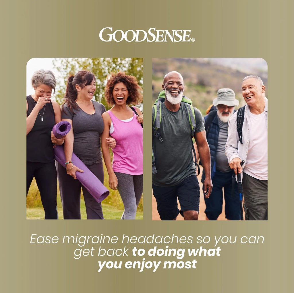 GoodSense Migraine Formula Caplets - Acetaminophen, Aspirin (NSAID) & Caffeine - Migraine Pain Relief, 24 Count - TrustMedUSA