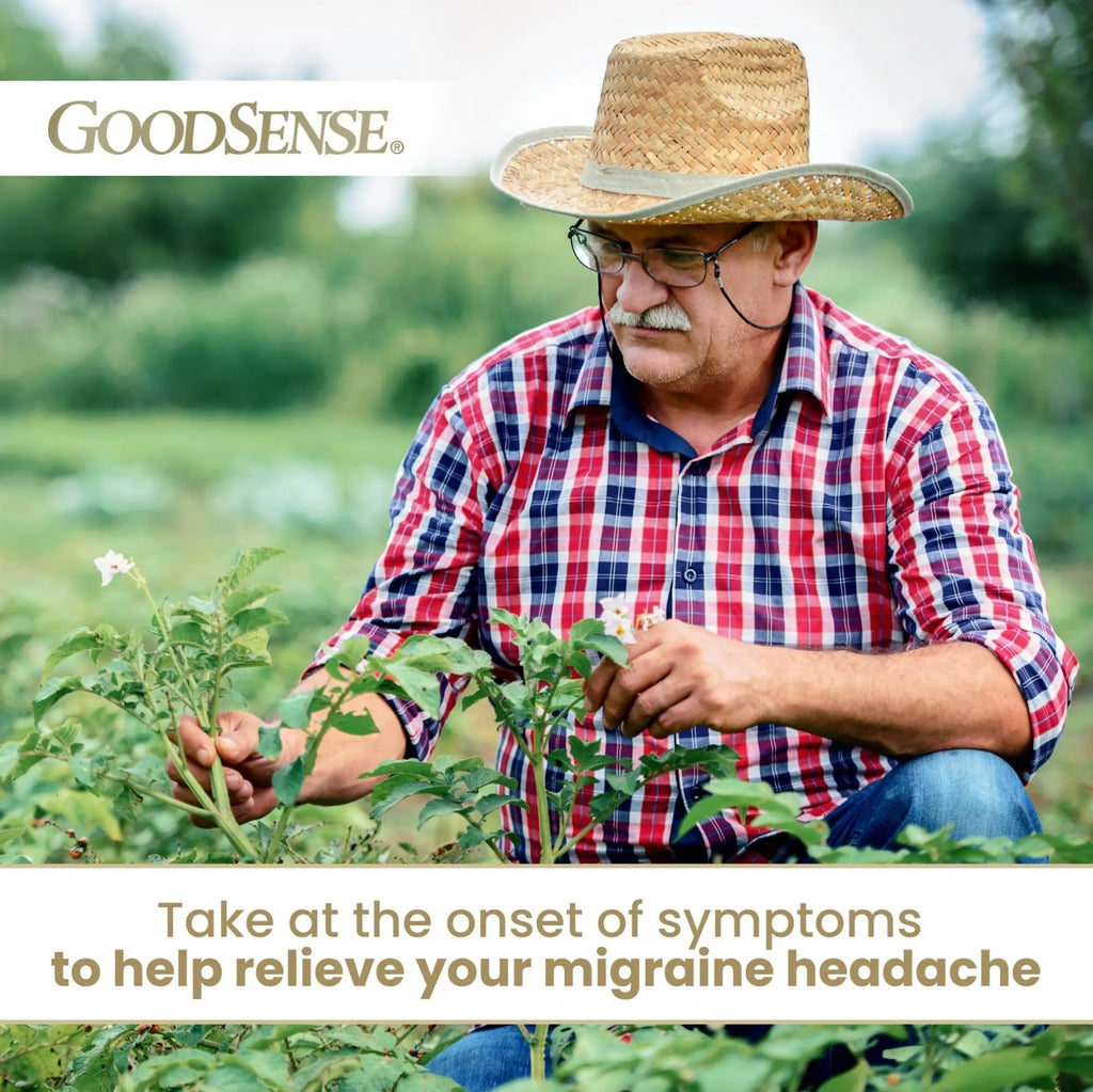 GoodSense Migraine Formula Caplets - Acetaminophen, Aspirin (NSAID) & Caffeine - Migraine Pain Relief, 24 Count - TrustMedUSA