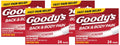 Goody's Back and Body Pain Relief Powder, 24 ct (Pack of 4) - TrustMedUSA