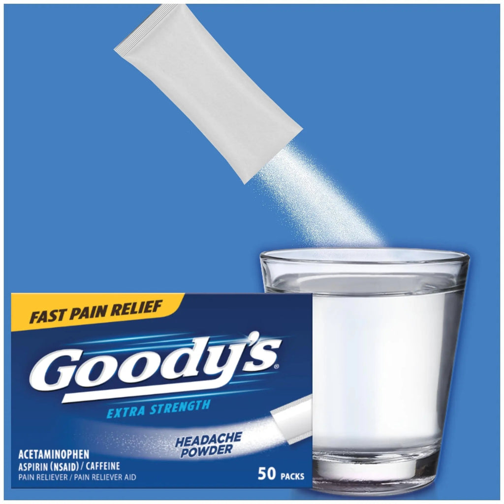 Goody's Extra Strength Headache Powders 50 ea (Pack of 6) - TrustMedUSA
