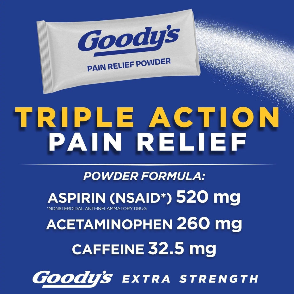 Goody's Extra Strength Headache Powders 50 ea (Pack of 6) - TrustMedUSA