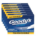 Goody's Extra Strength Headache Powders 50 ea (Pack of 6) - TrustMedUSA