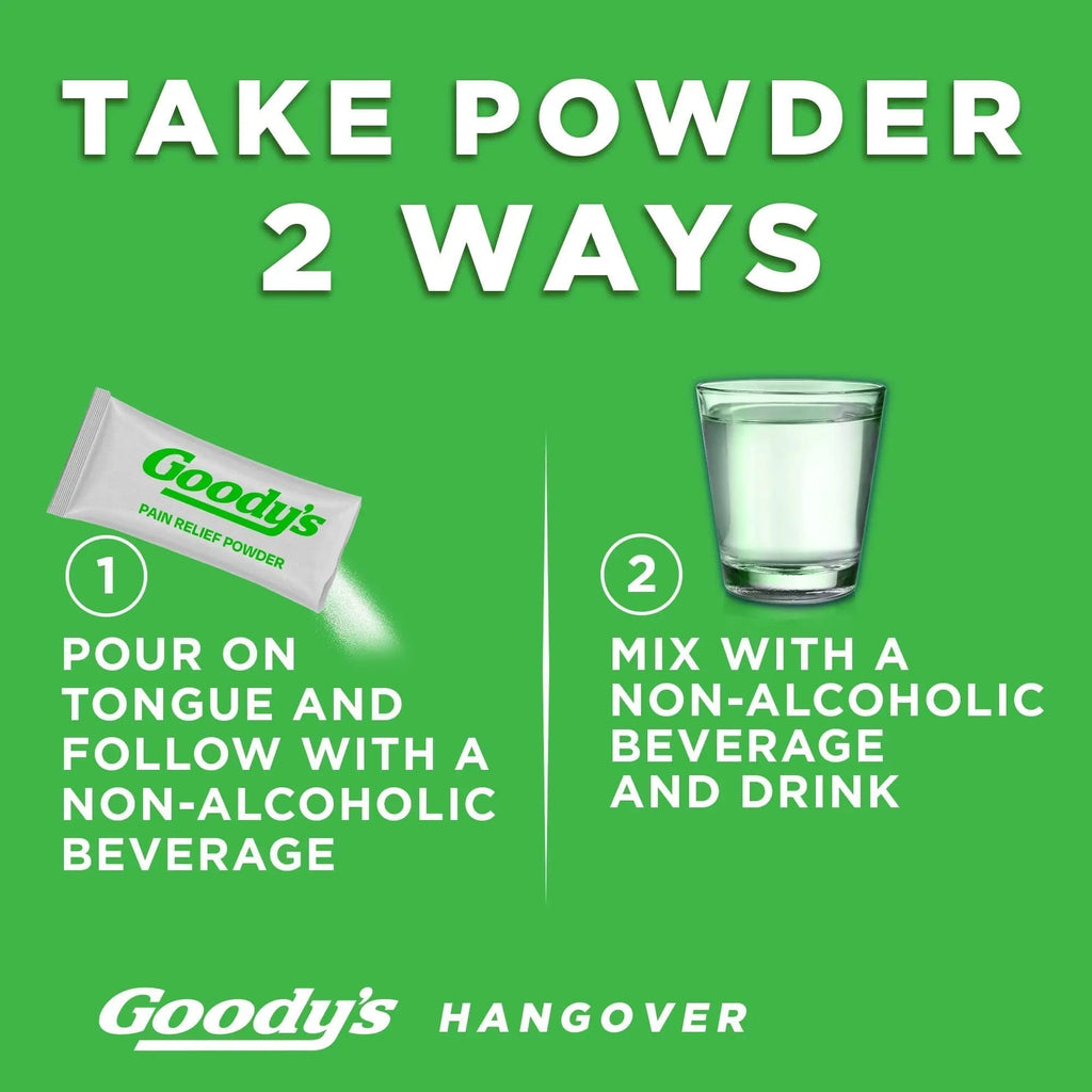 Goody's Hangover Powders, Fast Pain Relief & Boost of Alertness Berry Citrus, 4 ct (Pack of 1) - TrustMedUSA
