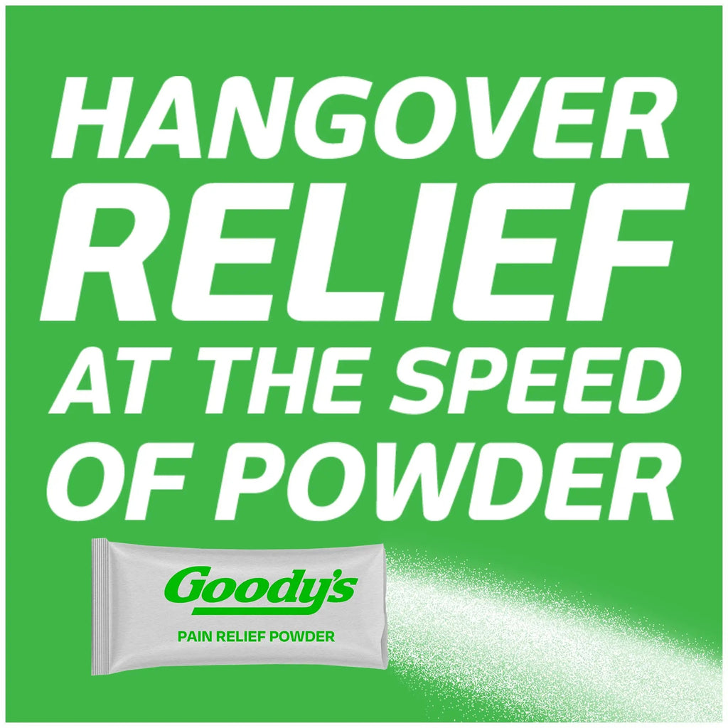 Goody's Hangover Powders, Fast Pain Relief & Boost of Alertness Berry Citrus, 4 ct (Pack of 1) - TrustMedUSA