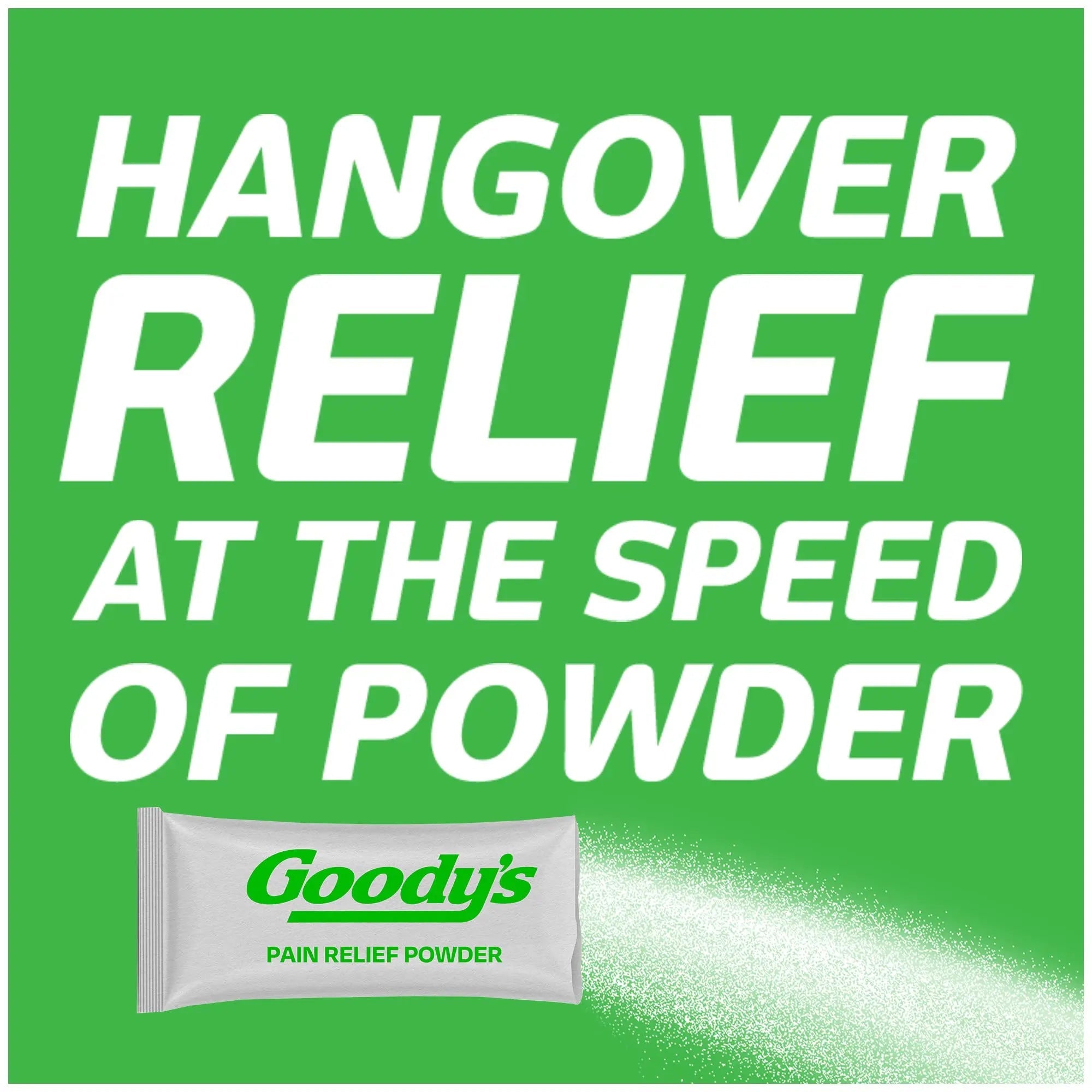 Goody's Hangover Powders, Fast Pain Relief & Boost of Alertness Berry Citrus, 4 ct (Pack of 1) - TrustMedUSA