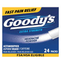 Goody’s Headache Powder Extra Strength Pain Relief, Triple Action Headache Relief with Aspirin, Acetaminophen & Caffeine, 24 Count - TrustMedUSA