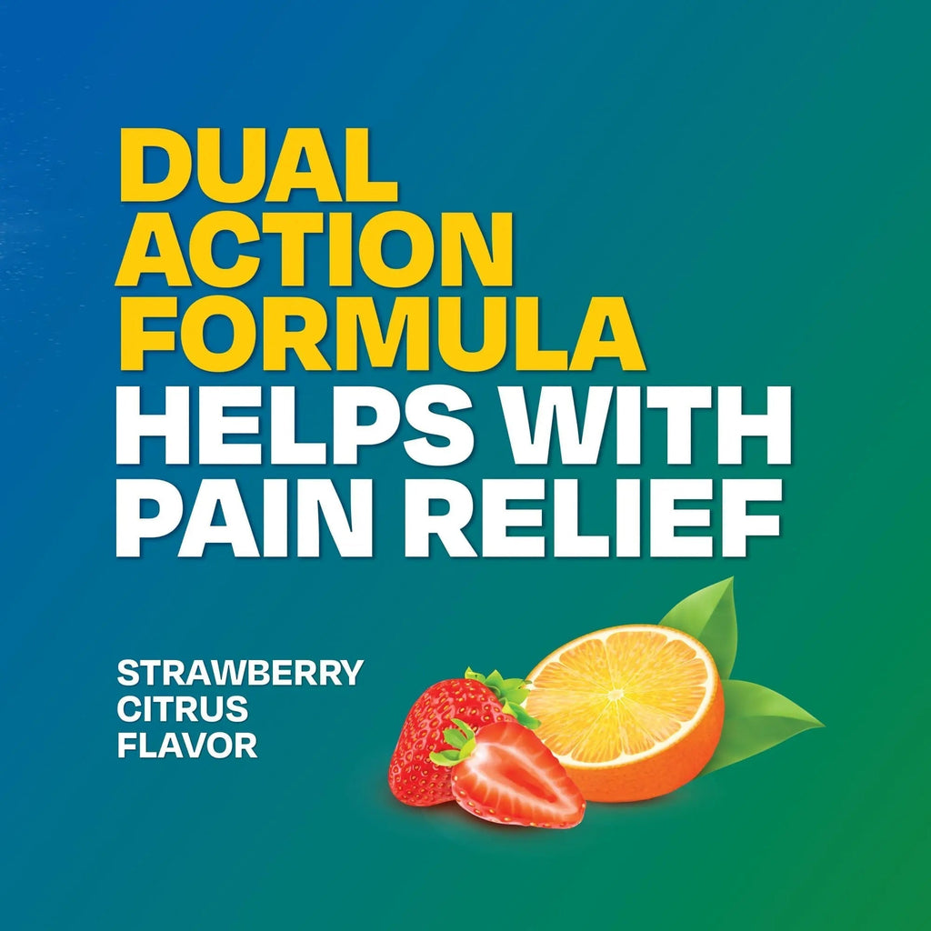 Goody’s Headache Relief Plus Mental Alertness Powder, with Aspirin and Caffeine, Strawberry Citrus Flavor, 16 Count - TrustMedUSA