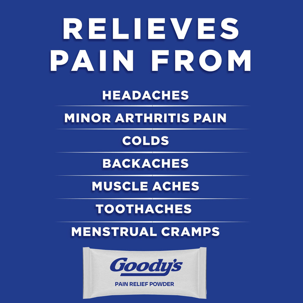Goody's Pain Relief Powders, Extra Strength Headache Powder, 50 ct (Pack of 1) - Maple Wellness Supplements