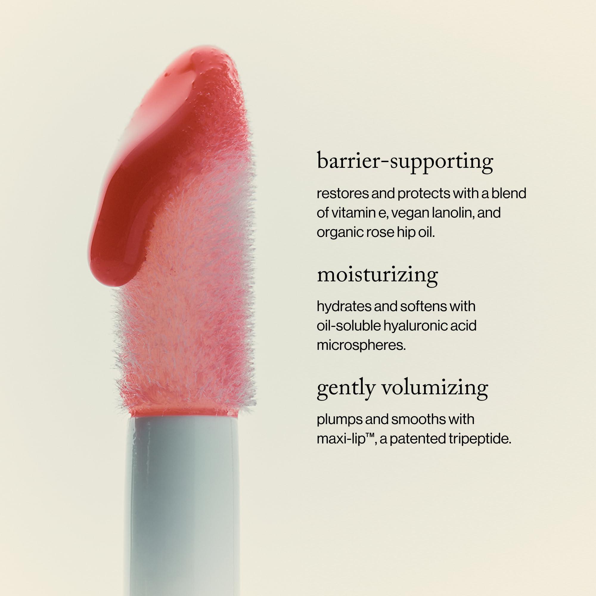 goop Beauty Hydra-Barrier Gel Gloss | Hydrating Lip Gloss to Moisturize & Plump Lips | Hyaluronic Acid & Vitamin E | Blossom - Sheer Petal Pink | 0.13 oz - TrustMedUSA