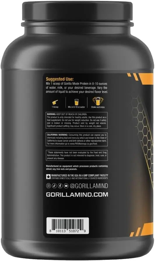 Gorilla Mode Premium Protein - Chocolate Peanut Butter / 24 Grams of Protein/Recover - TrustMedUSA