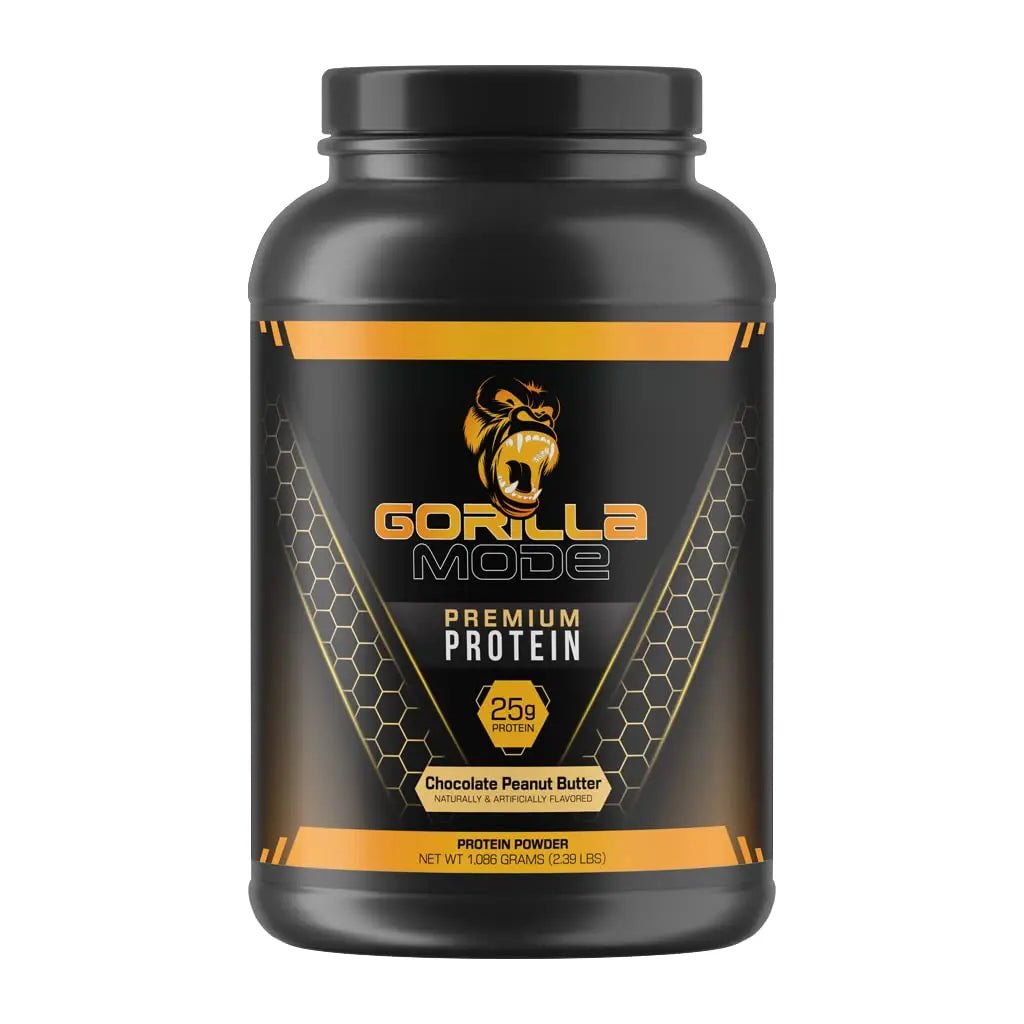 Gorilla Mode Premium Whey Protein - Chocolate Peanut Butter / 25 Grams of Whey - TrustMedUSA