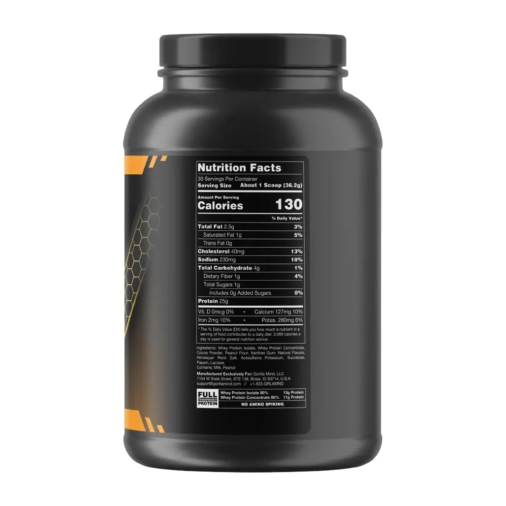Gorilla Mode Premium Whey Protein - Chocolate Peanut Butter / 25 Grams of Whey - TrustMedUSA