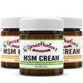 Grace Harbor MSM Cream – Variety 3 Pack – Daily Skin, Joint and Muscle Rub – Best Goat Milk Unscented Baby Lotion for Severly Dry Skin – Therapeutic Essential Oils and Fragrance Free – 4 oz - TrustMedUSA