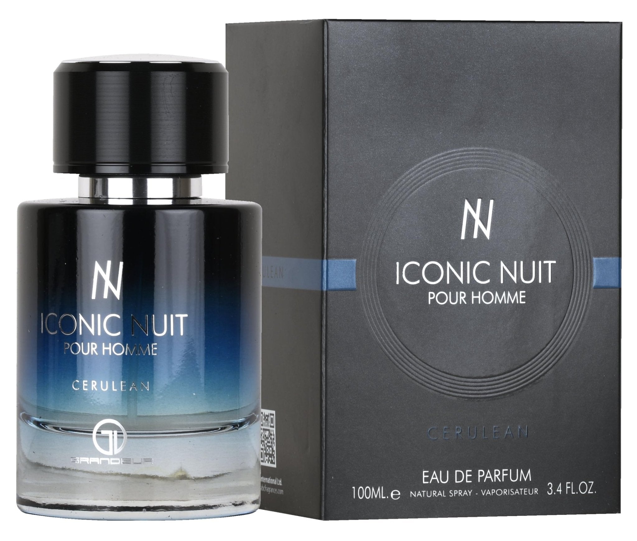 Grandeur Iconic Nuit Pour Homme 3.4 oz 100 ml Eau De Parfum Spray - Maple Wellness Supplements