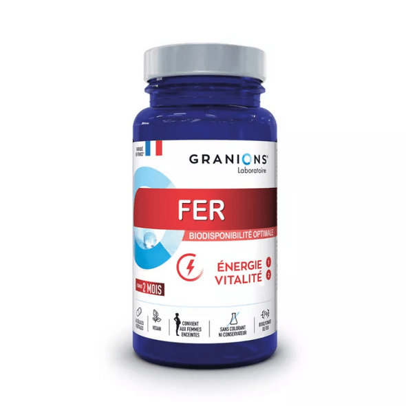Granions Iron Energy and Vitality 60 Capsules - TrustMedUSA