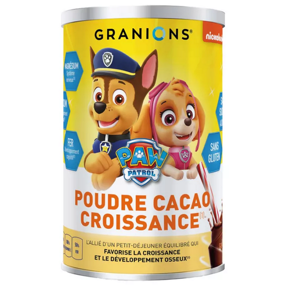 Granions Kid Growth Powder Choco 300 g Pat Patrol - TrustMedUSA