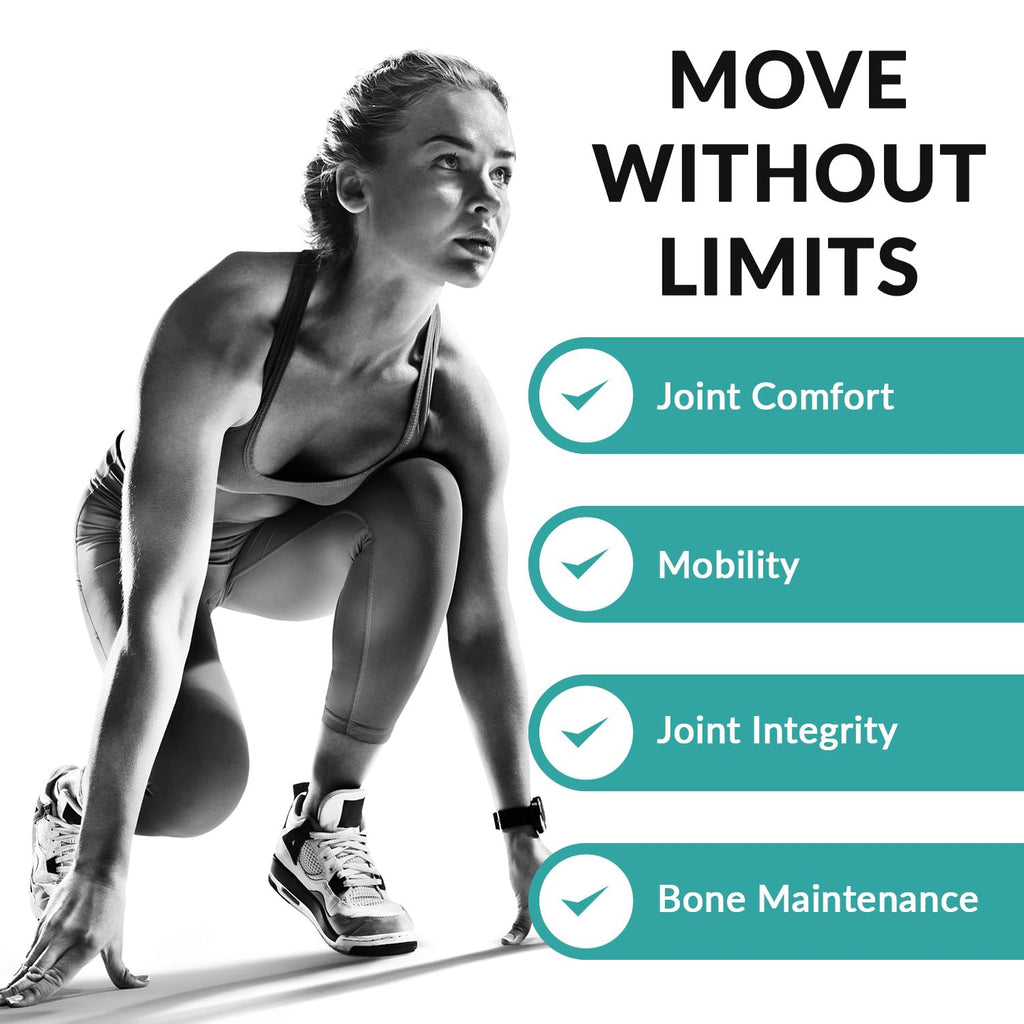 Granite Joint Care: Premium UC-II Collagen, Turmeric Curcumin C3, AKBA Boswellia + More - All-in-One Support for Joint Mobility, Comfort & Strength (60ct) - TrustMedUSA