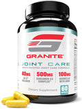 Granite Joint Care: Premium UC-II Collagen, Turmeric Curcumin C3, AKBA Boswellia + More - All-in-One Support for Joint Mobility, Comfort & Strength (60ct) - TrustMedUSA