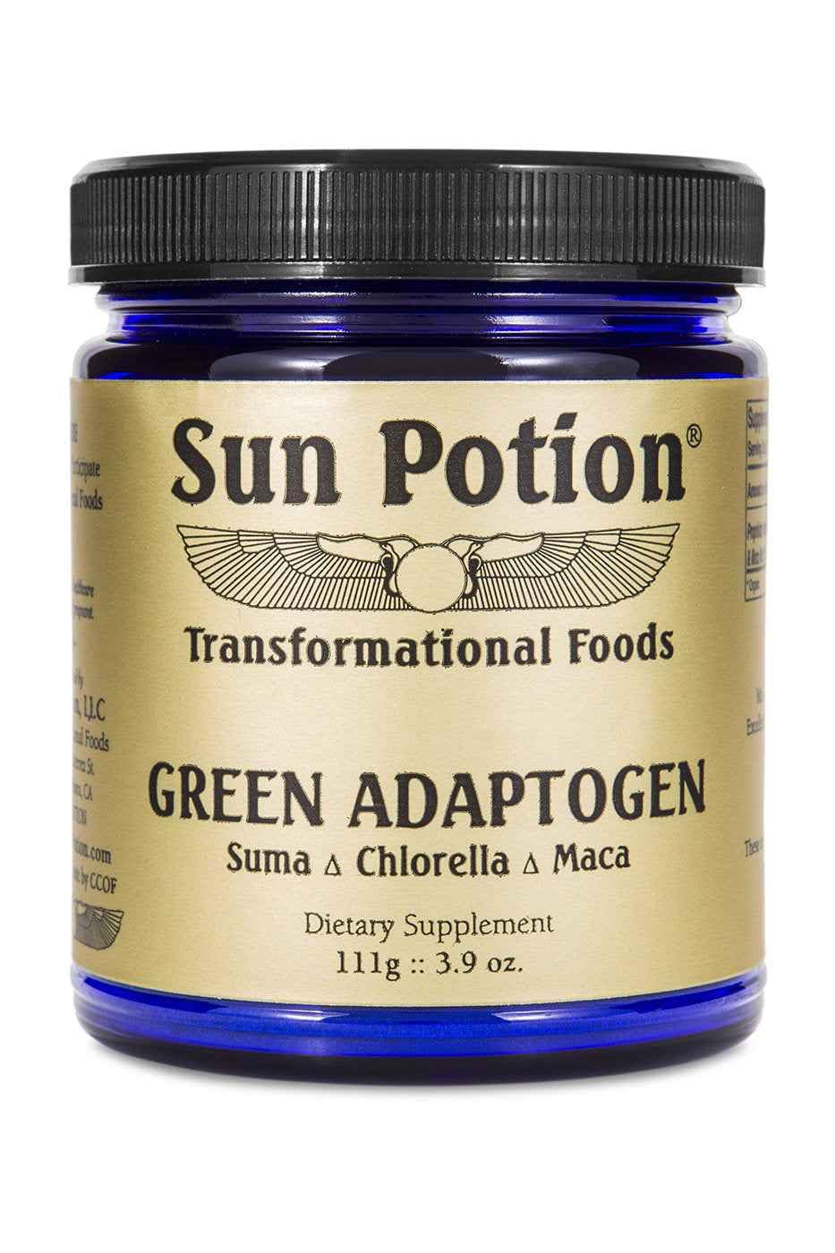 Green Adaptogen Superfood Powder | Organic Maca, Suma Root & Chlorella Blend | Plant Based Adaptogenic Herbal Supplement | Nutrient Rich Greens Powder for Smoothies & Daily Wellness | Non-GMO | 111g - TrustMedUSA