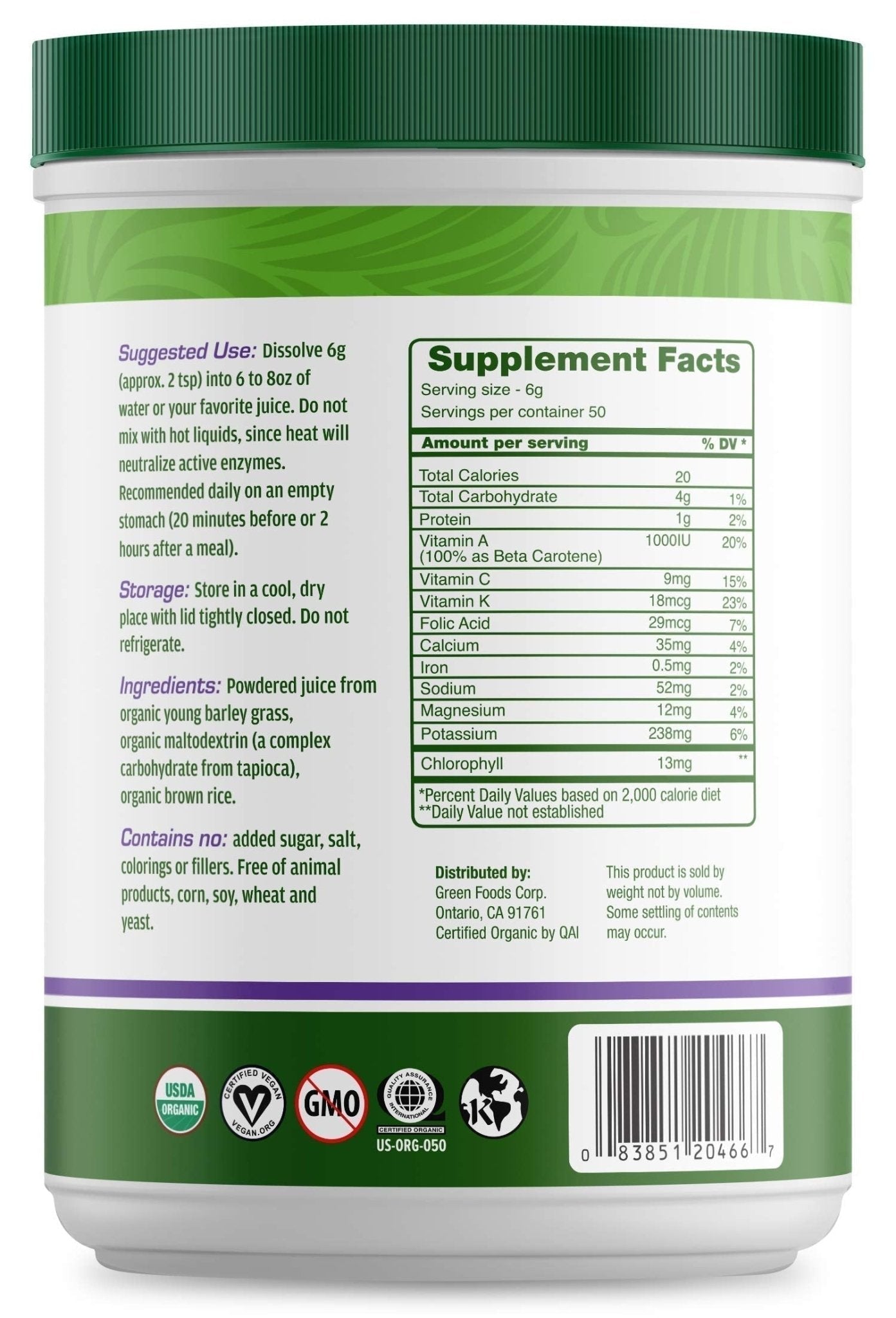Green Foods Green Magma, 10.6 Ounce - TrustMedUSA