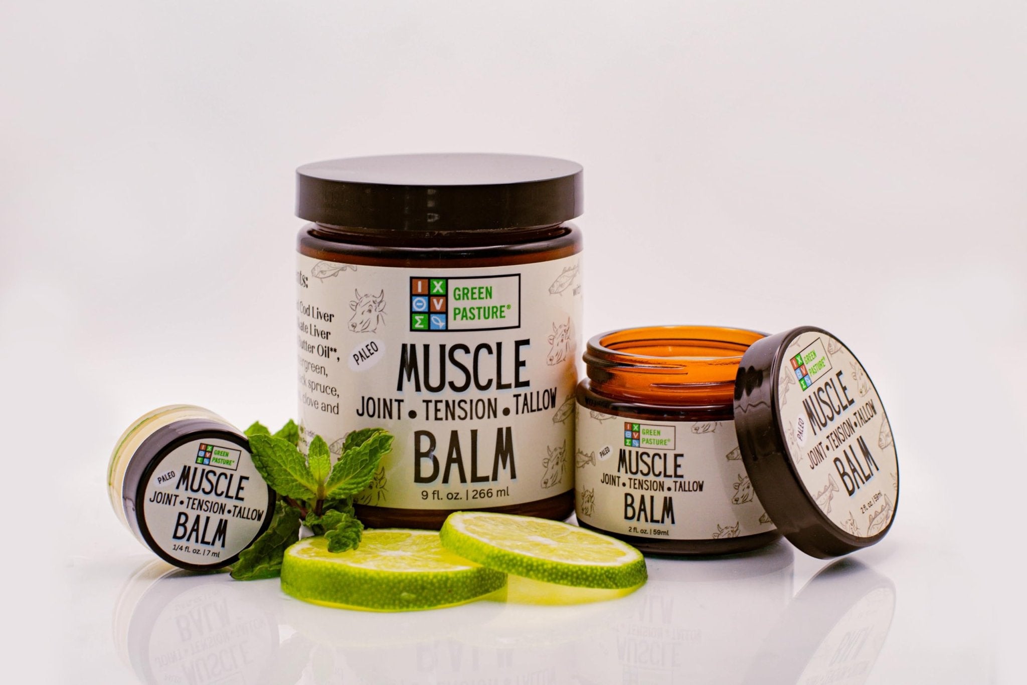 Green Pasture Muscle Balm (Muscle Balm, 2, Fl Oz), Cream - TrustMedUSA
