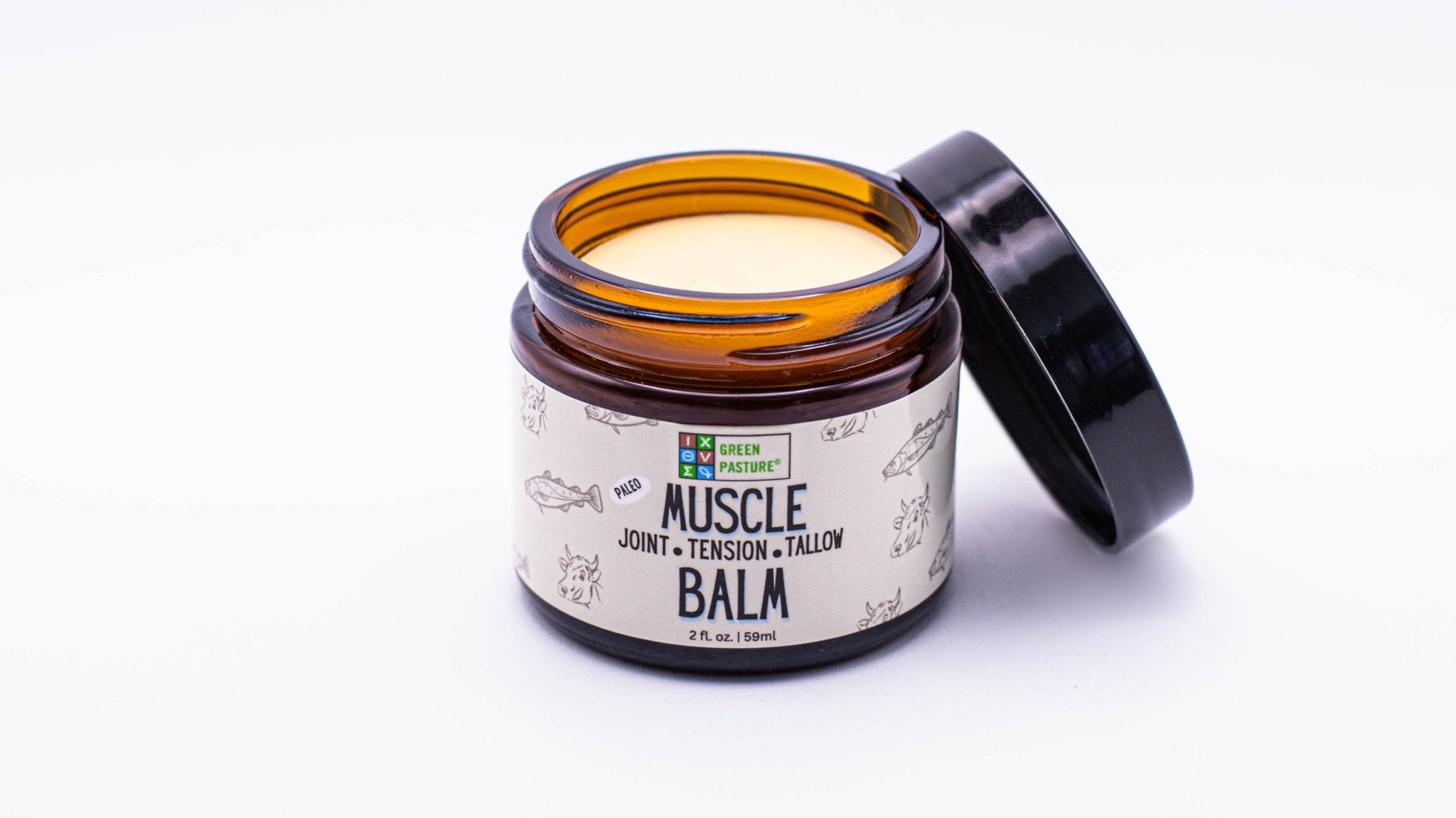 Green Pasture Muscle Balm (Muscle Balm, 2, Fl Oz), Cream - TrustMedUSA
