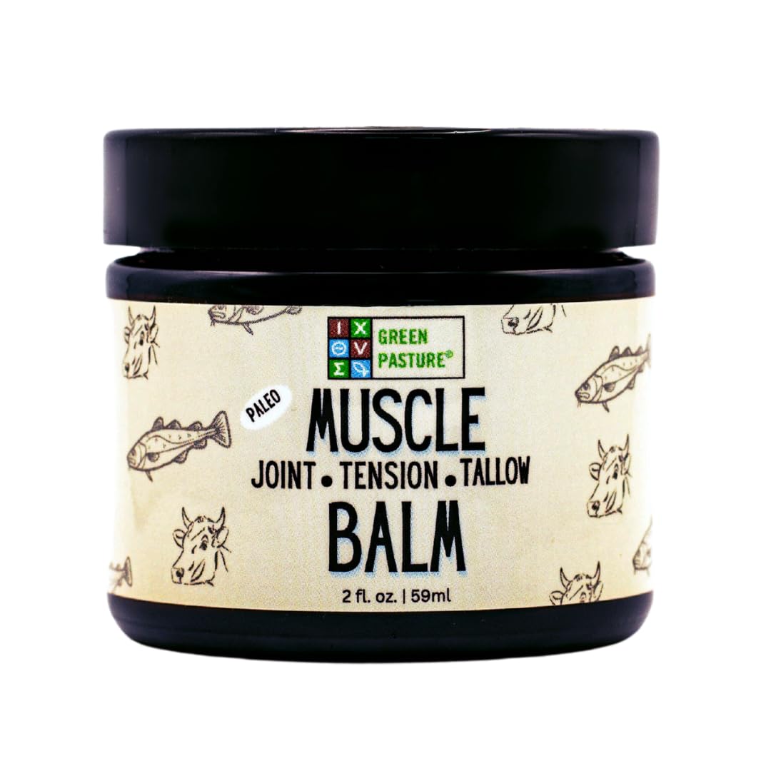 Green Pasture Muscle Balm (Muscle Balm, 2, Fl Oz), Cream - TrustMedUSA