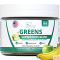 Green Superfood Powder for Digestion & Gut Health - Keto Friendly Superfood Greens Blend Powder for Immune Support - Powdered Greens Supplement for Immune Boost - Apple Banana Flavor - TrustMedUSA