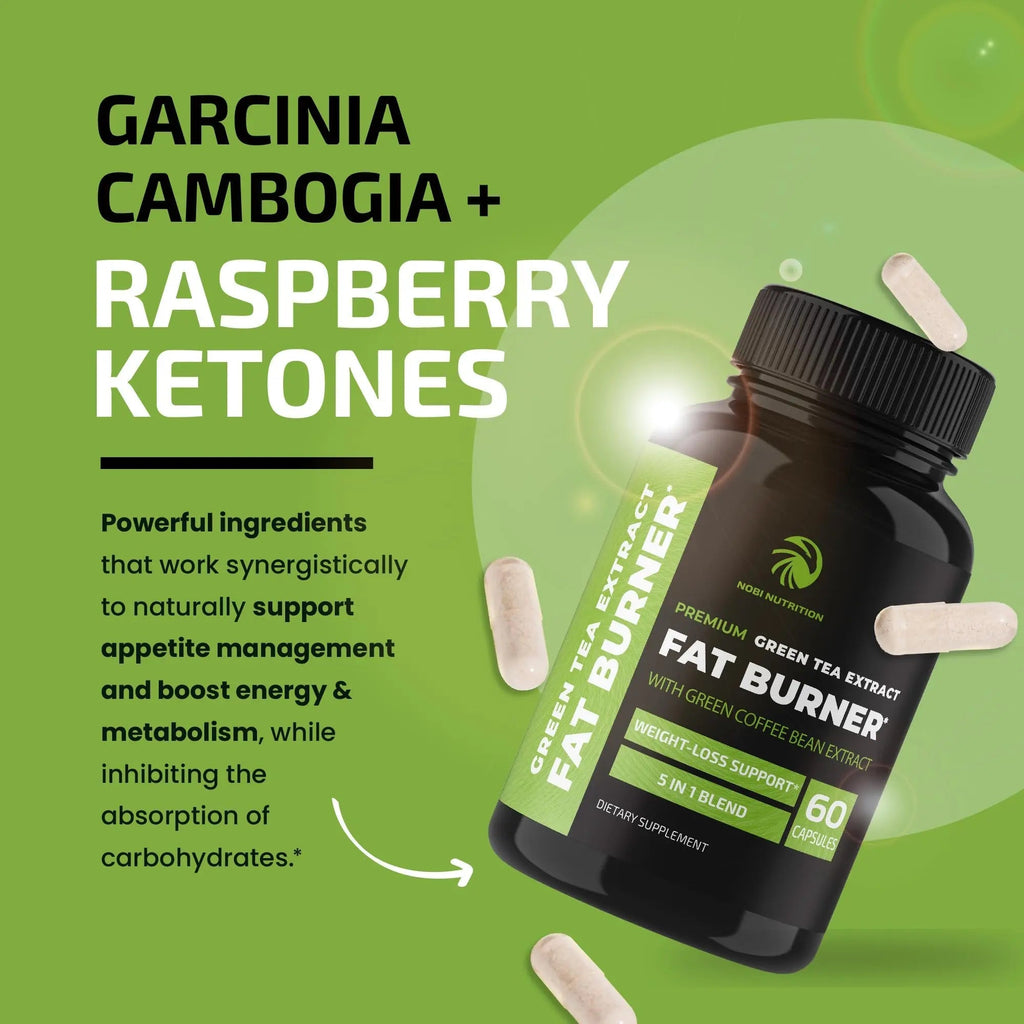 Green Tea Weight Loss Pills with Green Coffee Bean Extract | Belly Fat Burner, Metabolism - TrustMedUSA