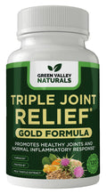 GREEN VALLEY NATURALS Triple Joint Relief Gold – Joint Support Supplement with Turmeric (Turmacin®, BCM-95®), Boswellia (AprèsFlex®) & Boron – Supports Mobility & Flexibility – 120 Capsules - TrustMedUSA