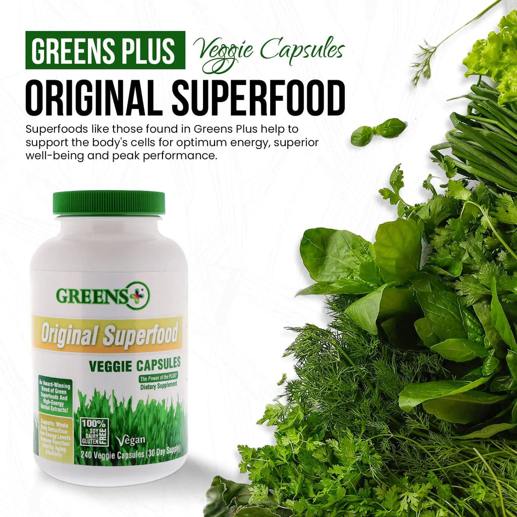Greens+ Organic Reds Superfood Powder Organic Super Veggie Capsules - TrustMedUSA