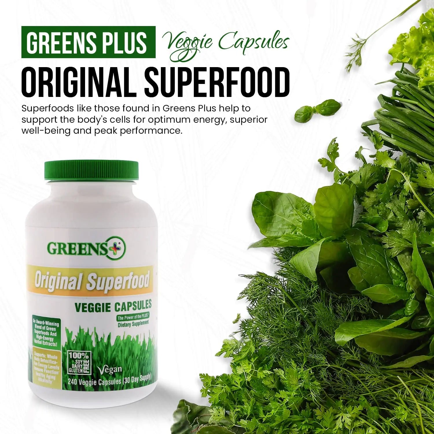 Greens+ Organic Reds Superfood Powder Organic Super Veggie Capsules - TrustMedUSA