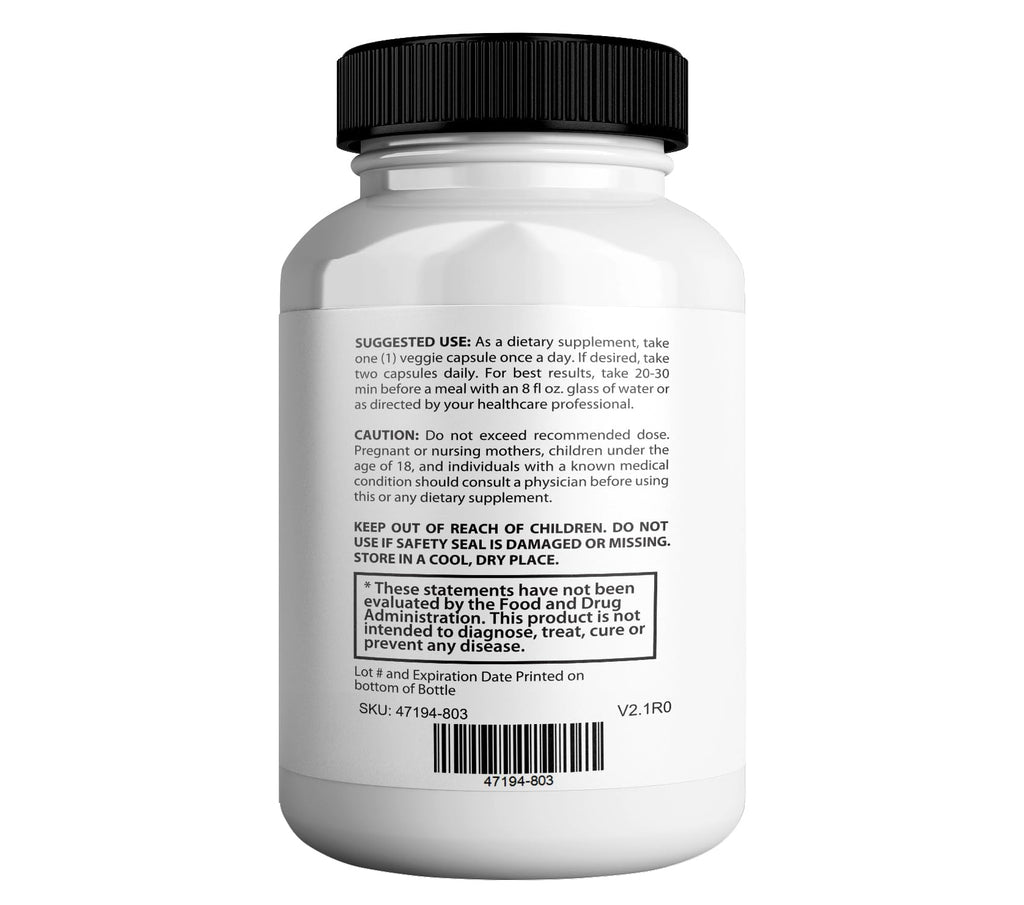 GREENVIFY Bazopril Max Maximum Strength Dietary Supplement, 60 Capsules, with Herbal Blend, Vitamins & Minerals (1) - TrustMedUSA