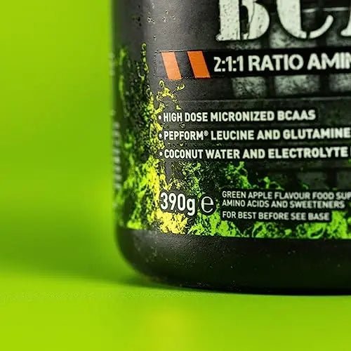 Grenade Defend BCAA Powder, Green Apple, 390 g (7 g BCAA's Per Serving - 30 Servings - TrustMedUSA