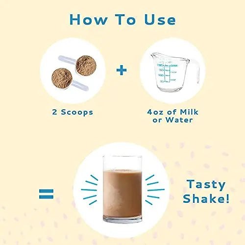 Grow Daily 3+ Shake Mix 7-serving Canister by Healthy Heights - Protein Powder (Vanilla) - TrustMedUSA