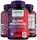 grow vitamin Blood Pressure Formula - Herbal Blend, Non-GMO, Gluten-Free - 90 Capsules - TrustMedUSA