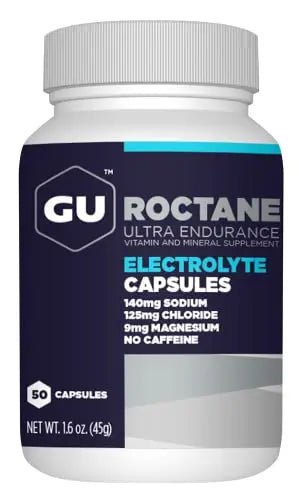 GU Energy Roctane Ultra Endurance Electrolyte Capsules, 50-Count Bottle - TrustMedUSA