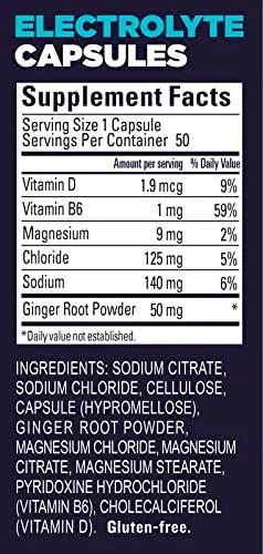 GU Energy Roctane Ultra Endurance Electrolyte Capsules, 50-Count Bottle - TrustMedUSA